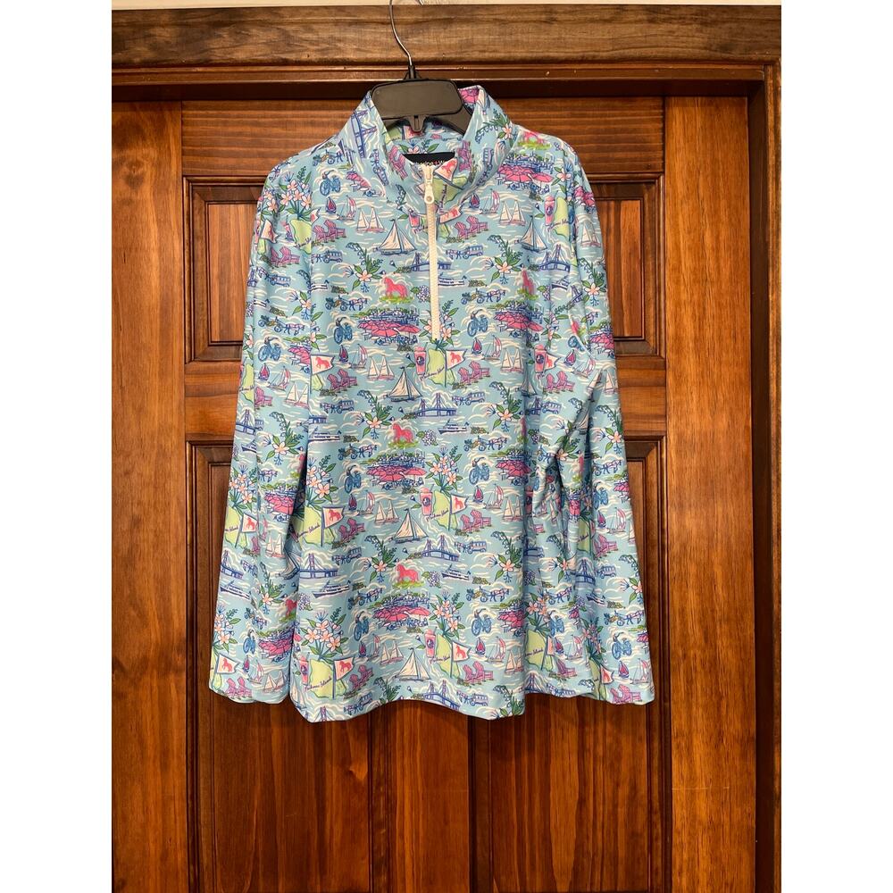 Katherine Way 1/2 zip pullover XL